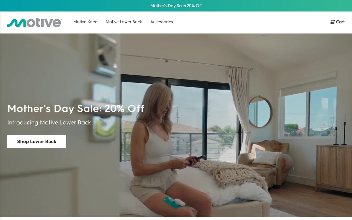 Motive Health storefront preview