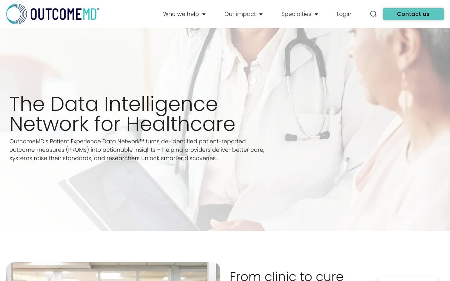OutcomeMD storefront preview